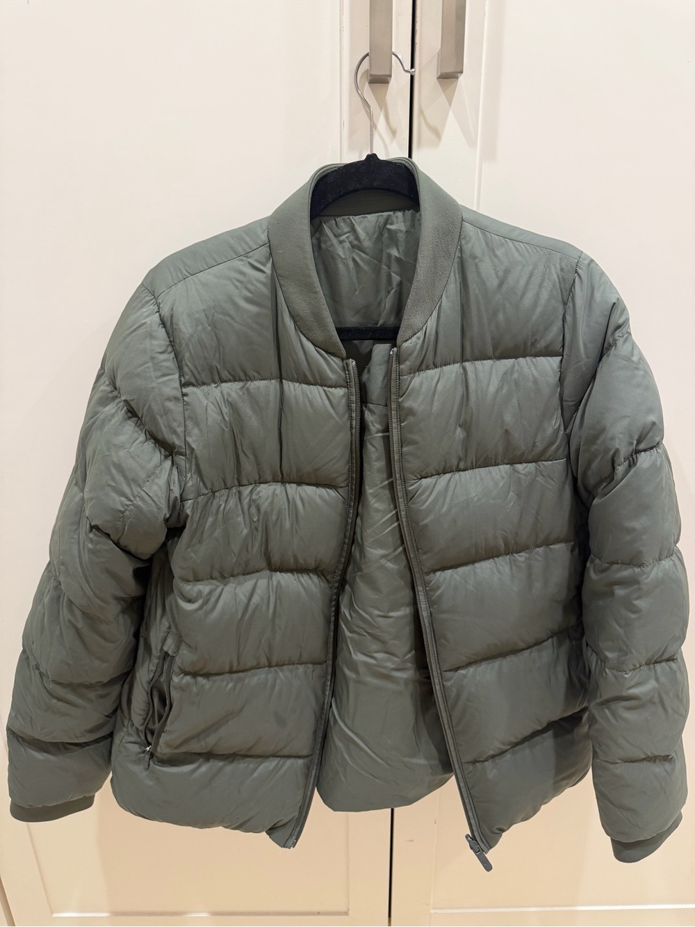 lululemon athletica Sage Green Quilted Puffer Jacket
